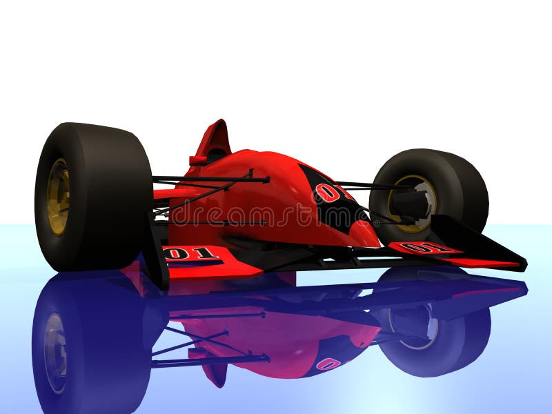 f 1 4 drogowej czerwony bieżna obj. ilustracji f 1 4 drogowej czerwony bieżna obj. ilustracji