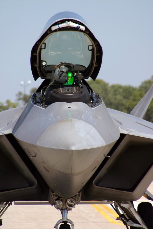 F-22 de Cockpit van de roofvogel royalty-vrije stock afbeeldingen F-22 de Cockpit van de roofvogel royalty-vrije stock afbeeldingen