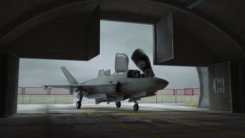 F 35, amerykański militarny samolot szturmowy royalty ilustracja F 35, amerykański militarny samolot szturmowy royalty ilustracja