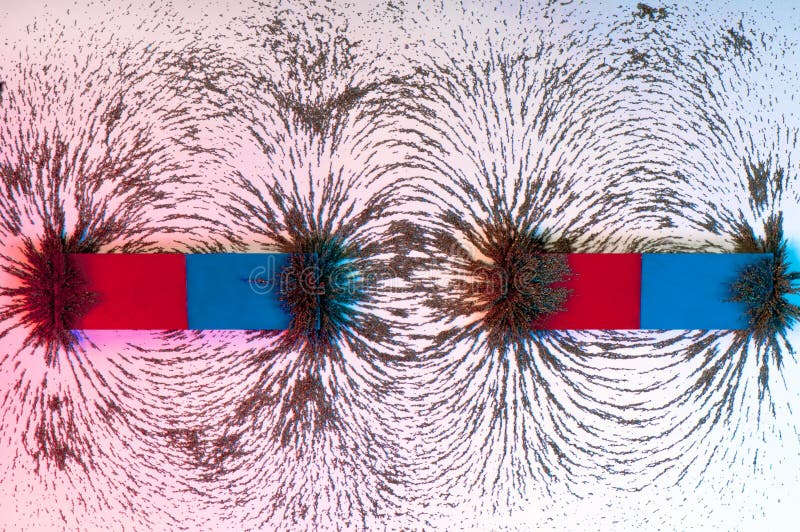 fältarkiveringar iron den magnetiska magneten arkivbild fältarkiveringar iron den magnetiska magneten arkivbild