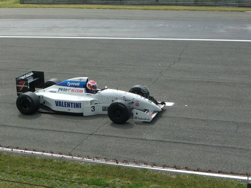 F1 histórico Tyrrel 022 Monza 2012 fotografia de stock F1 histórico Tyrrel 022 Monza 2012 fotografia de stock