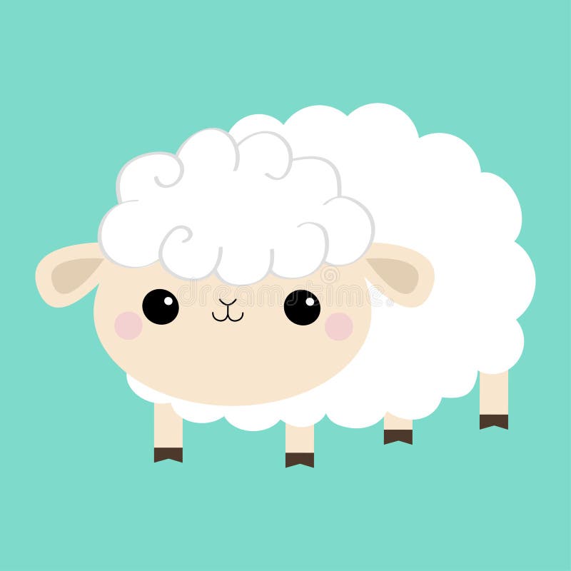 F?rlammsymbol Molnform Roligt behandla som ett barn le f?r gullig tecknad filmkawaii teckenet Barnkammaregarnering s?ta dr?mmar P royaltyfri illustrationer F?rlammsymbol Molnform Roligt behandla som ett barn le f?r gullig tecknad filmkawaii teckenet Barnkammaregarnering s?ta dr?mmar P royaltyfri illustrationer