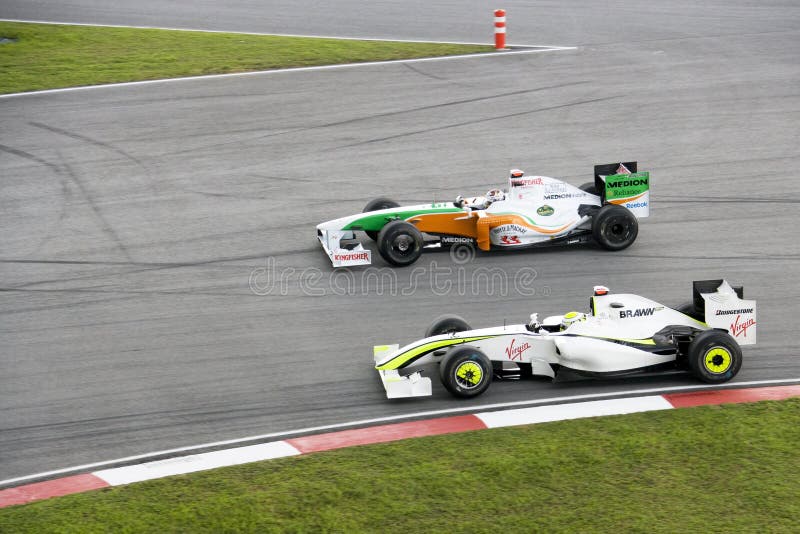 Brawn GP F1 Team Jenson Button 2009 Editorial Photography - Image of ...