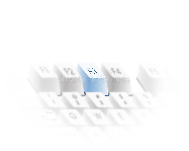 Gráfico ilustraciones de3 buscar funciones llave sobre el computadora generado teclado una foto.