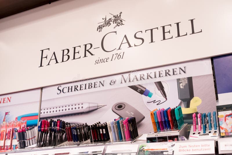 FaberCastell stationery editorial photo. Image of shop 42340201