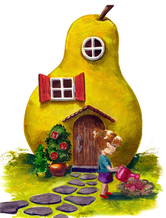 Fable house stock illustration. Illustration of isolated 52450687