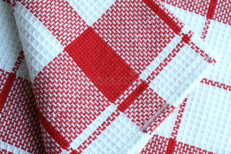 Fabric cotton checkered for towels