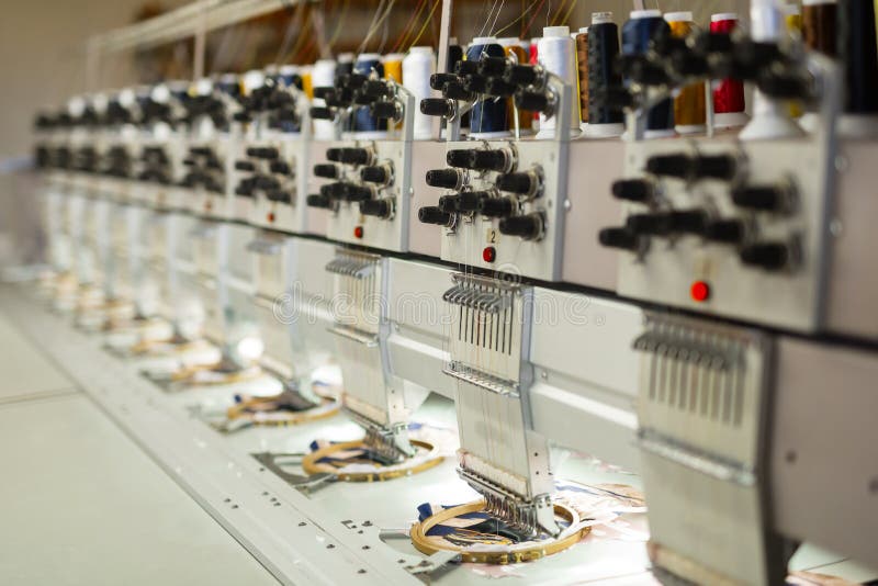 Fabric Industry Production Line Stock Image Image of manufacture