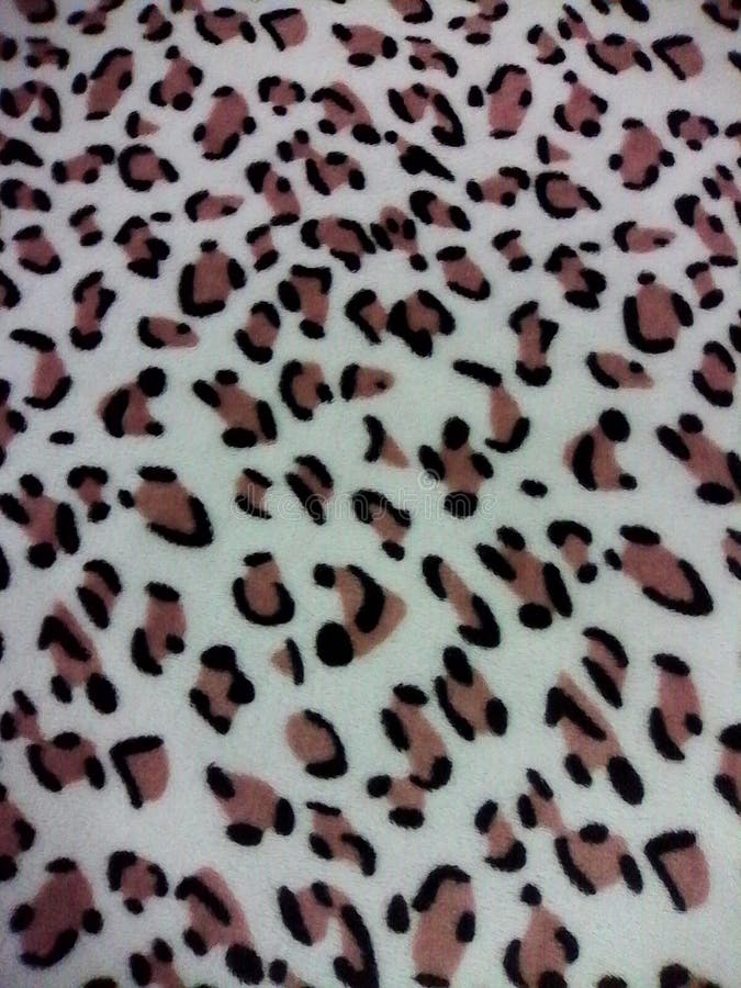 Fabric leopard blabket stock photography