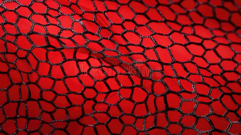 Fabric red mesh vector illustration