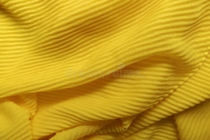 Fabric in Yellow Color. Texture in Yellow Color. Abstract Wallpaper