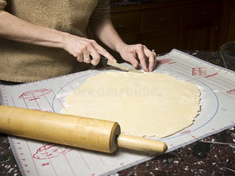 Fabricación de una corteza de empanada