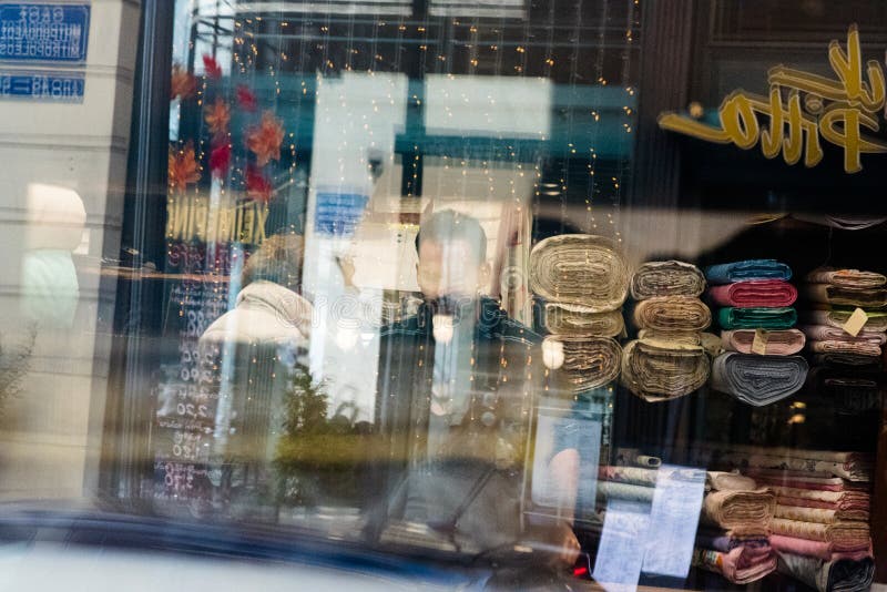 Fabrics Store in Monastiraki Stock Photo Image of angeles, action