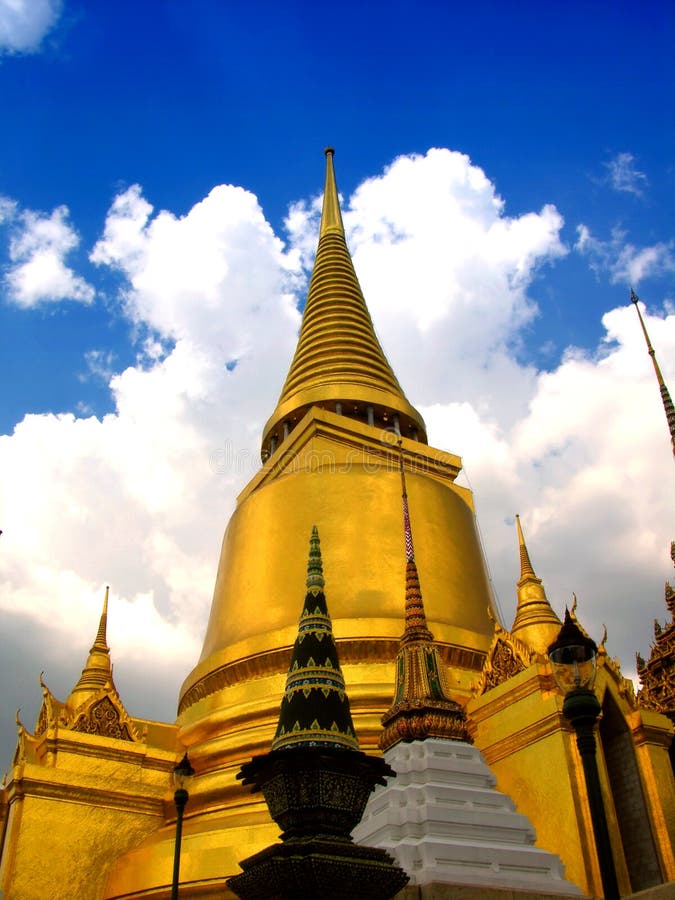 Fabulous Grand Palace and Wat Phra Kaeo - Bangkok, Thailand 2 royalty free stock photography Fabulous Grand Palace and Wat Phra Kaeo - Bangkok, Thailand 2 royalty free stock photography
