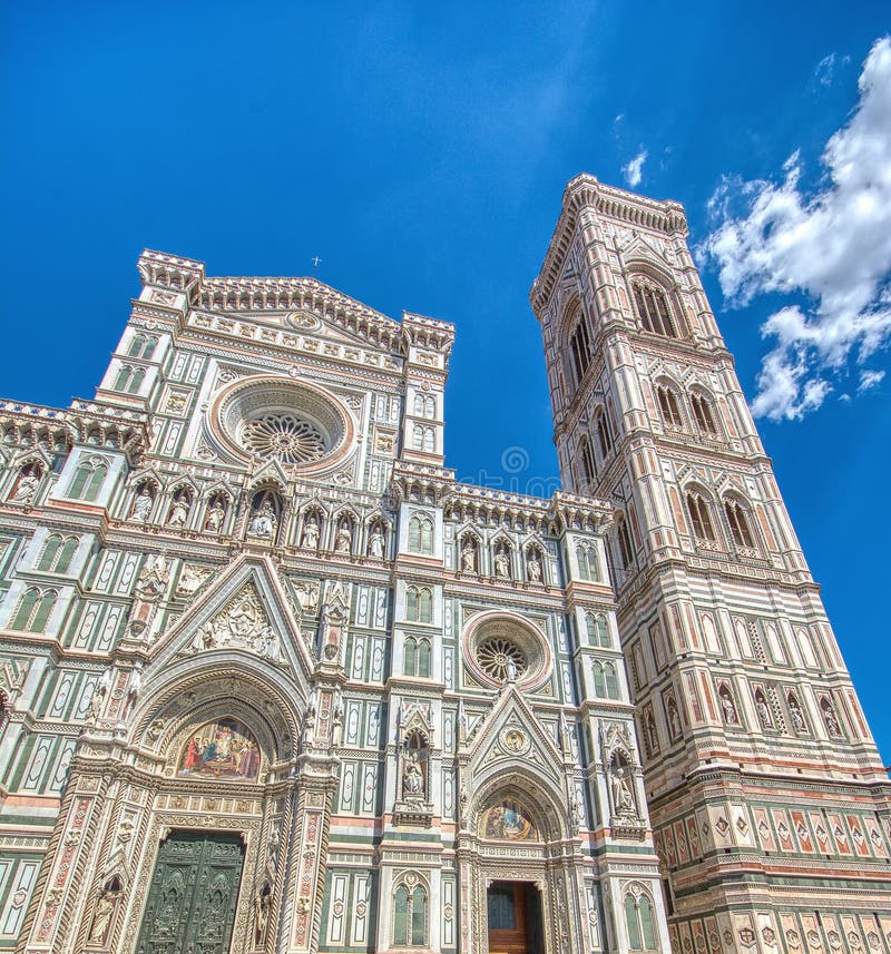 Facade of Duomo Santa Maria Del Fiore Stock Image - Image of firenze ...