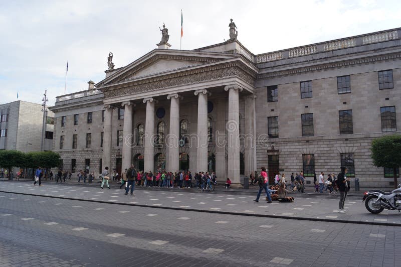 General Post Office in O`Connell Street Lower, in Dublin, Ireland