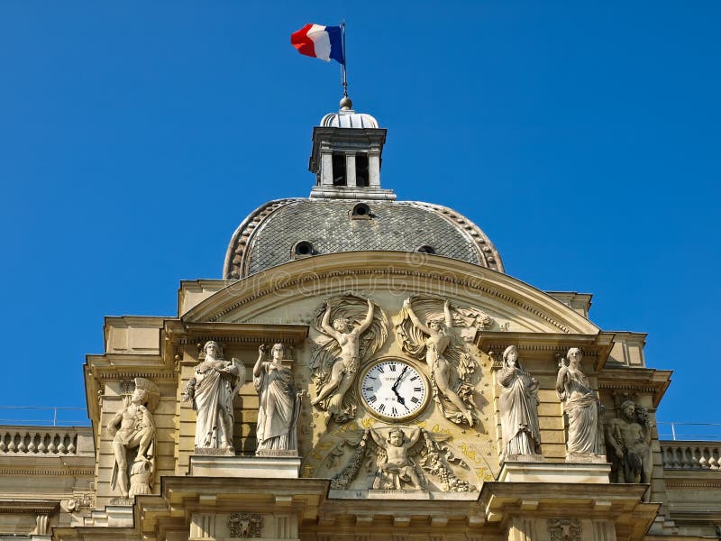 Facade of the Luxembourg Palace