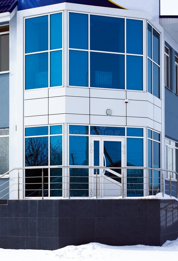 Facade off office building stock photography
