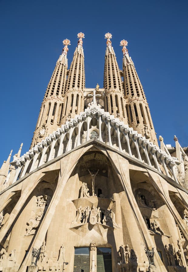 The Facade of the Sagrada Familia, the Most Iconic Landmark in ...