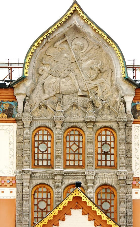 Facade of the Tretyakov Gallery in Moscow