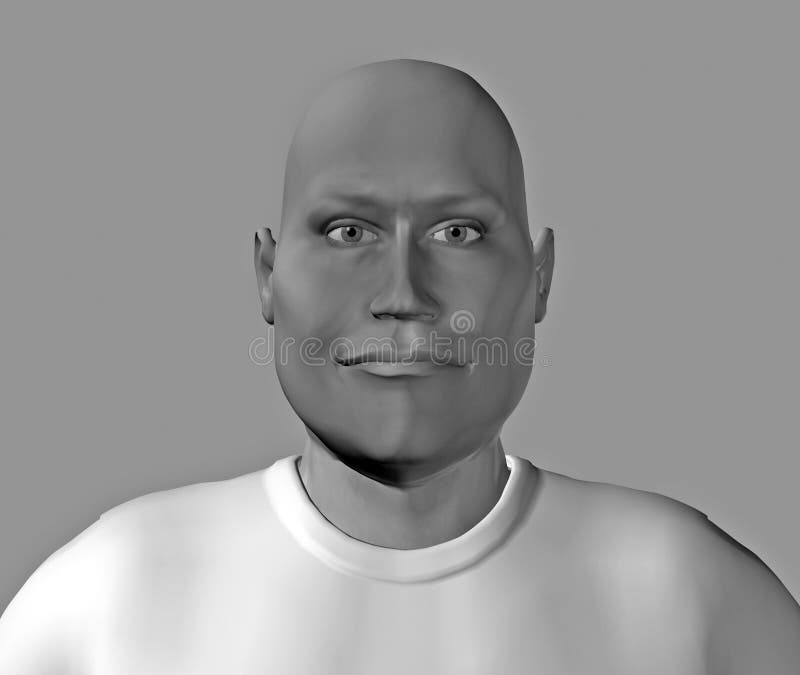 Download Face-8 engraçado ilustração stock. Ilustração de renda, branco - 56466