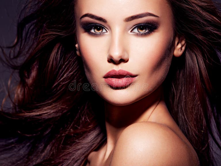 1,739 Sexy Woman Wavy Curly Brown Hair Stock Photos - Free & Royalty ...
