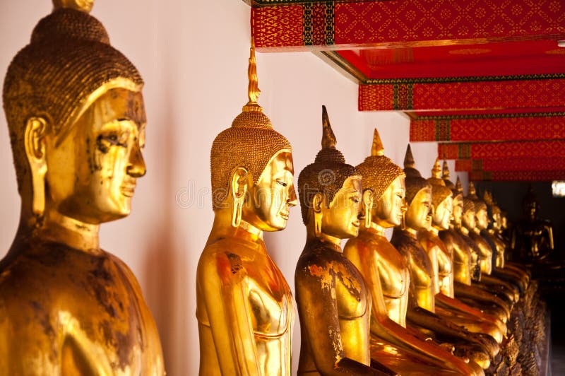 Face of Buddha in Wat Pho