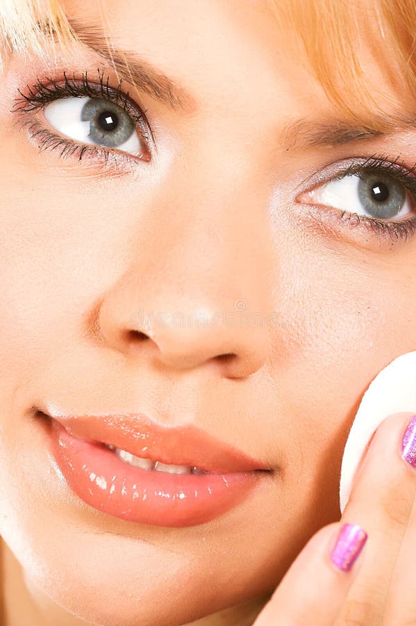 Face care stock photo. Image of moisturise, blond, care 5311150