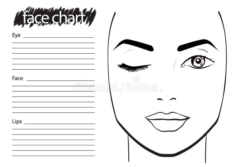 Printable Face Painting Chart