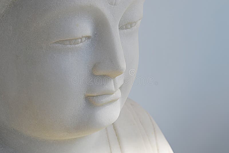 Face da estátua de Buddha