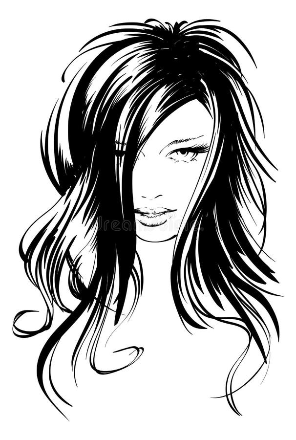 Menina sexy do Anime ilustração stock. Ilustração de desenho - 29362481