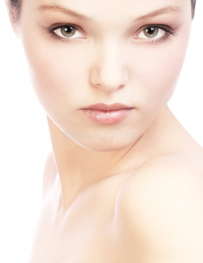 Face da mulher imagem de stock royalty free Face da mulher imagem de stock royalty free