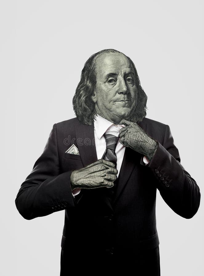 Face Franklin stock image Face Franklin stock image