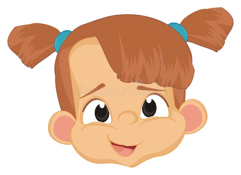 Face of little girl stock illustration. Illustration of infant - 151924154 Face of little girl stock illustration. Illustration of infant - 151924154