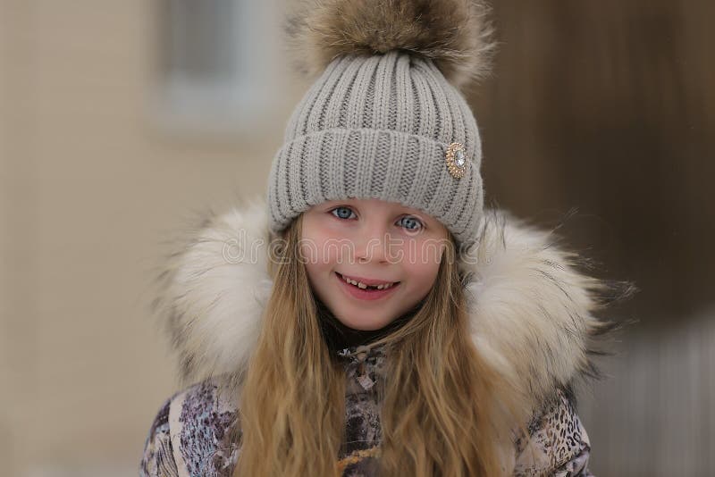 Happy Toothless Girl Portrait Stock Image - Image of holiday, people ...