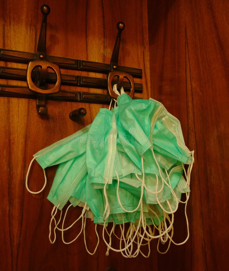 Face masks stock image. Image of ecology, pollution 203744257