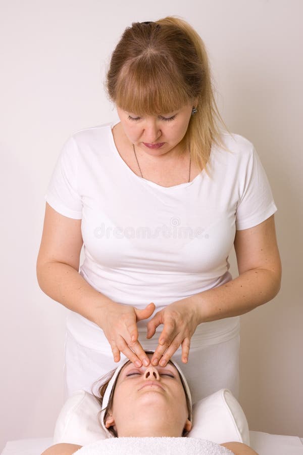 Face massage stock image. Image of table, farm, eyes - 12551389