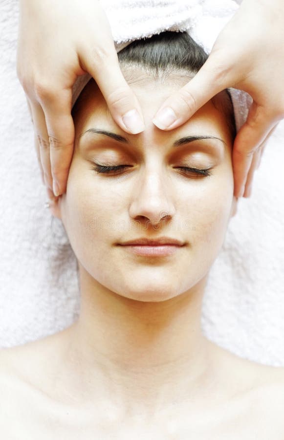 Face massage stock image. Image of girl, relaxation, care - 19644875