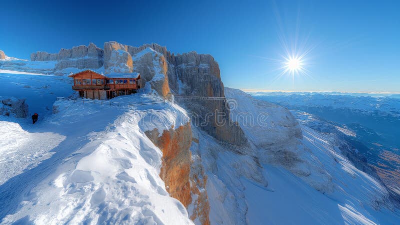 Face nord majestueuse du mont eiger en suisse sous soleil illustration stock