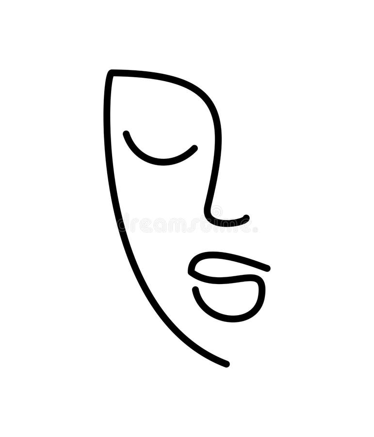 Perfil Do Lado De Silhuette Da Cara Triste Da Mulher Ilustração do Vetor -  Ilustração de boca, forma: 33414970