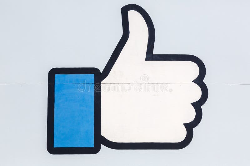 Facebook appare come il logo del quartier generale del quartier generale