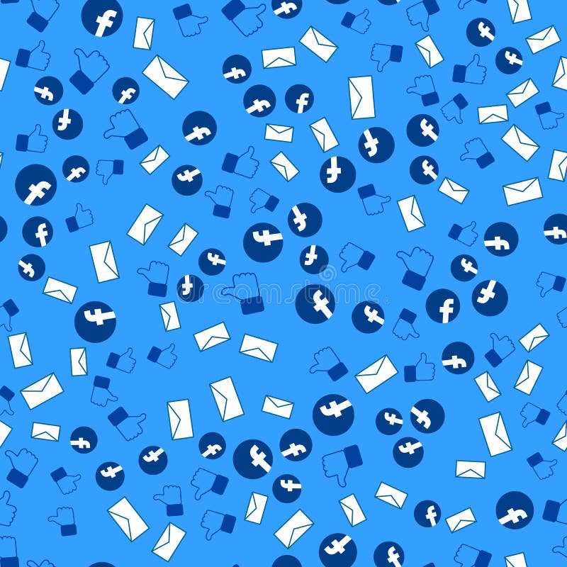 The Facebook Pattern Thumbs Up You Can Use for Wallpapers Fill