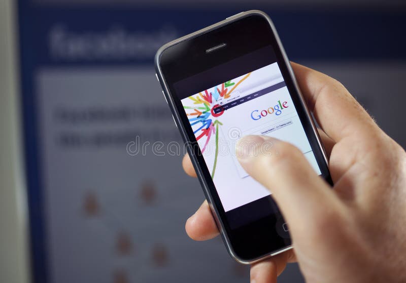 facebook google συν εναντίον στοκ εικόνα facebook google συν εναντίον στοκ εικόνα