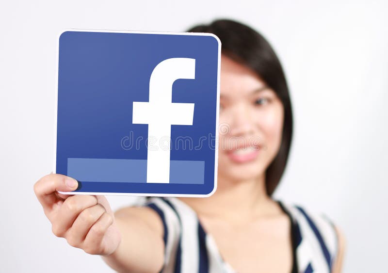 Facebook icon stock photo Facebook icon stock photo