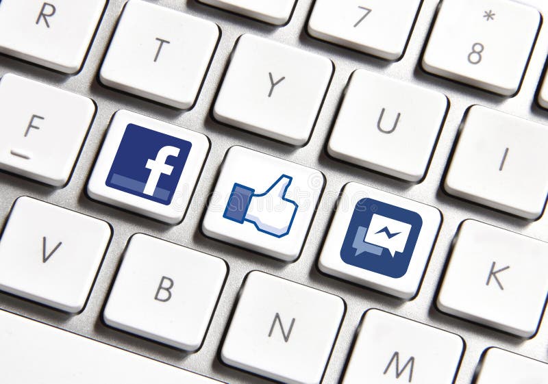 Facebook royalty free stock photos