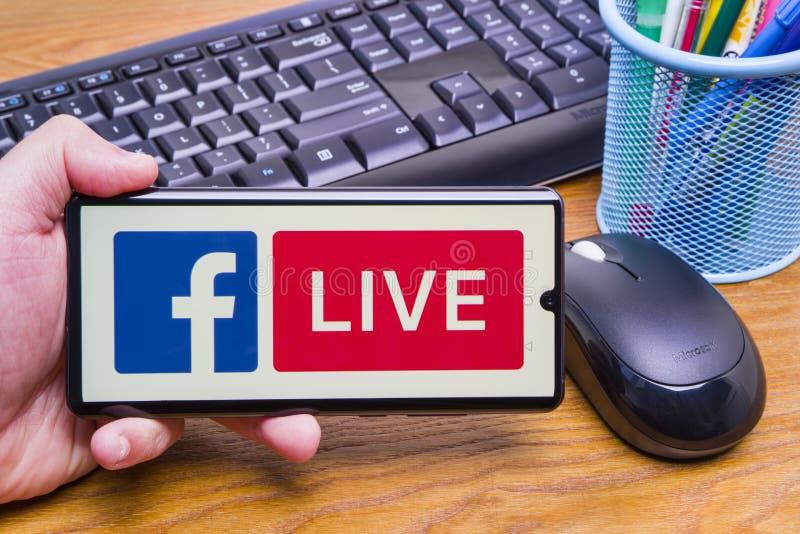 Facebook Live on mobile phone