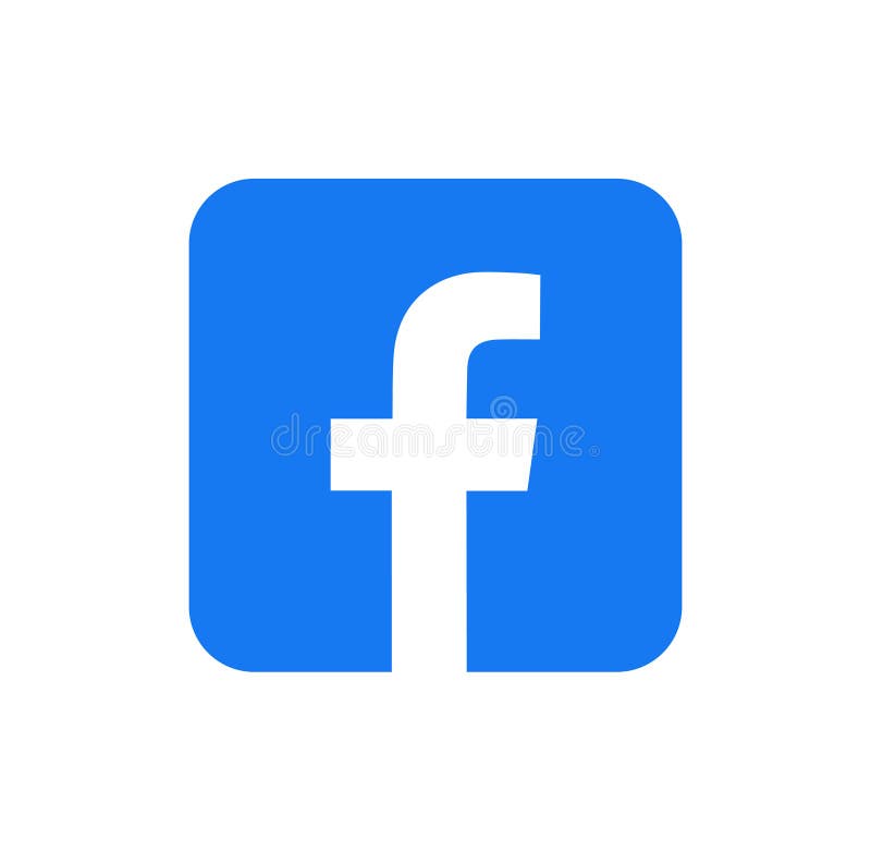 Facebook icon. Facebook logo icon on white background. Facebook logo follow vectors