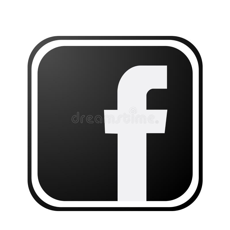 Facebook Logo Icon Vector Illustrations On White Background Editorial Stock Photo Illustration Of Banner Finger