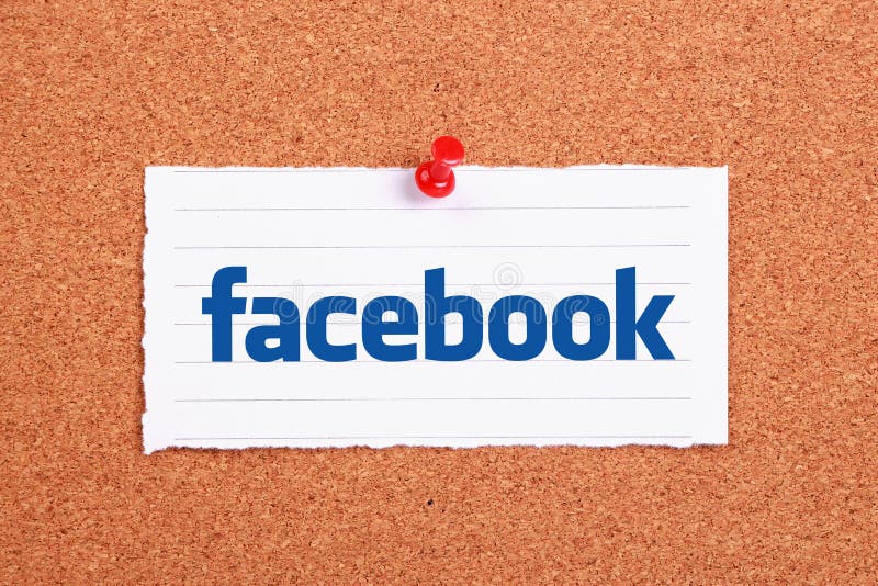 Facebook royalty free stock photo