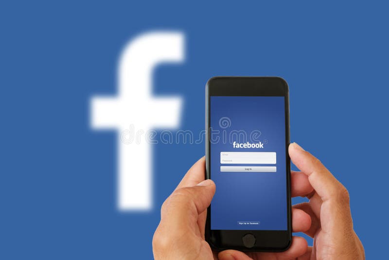 Facebook login page Stock Photo - Alamy